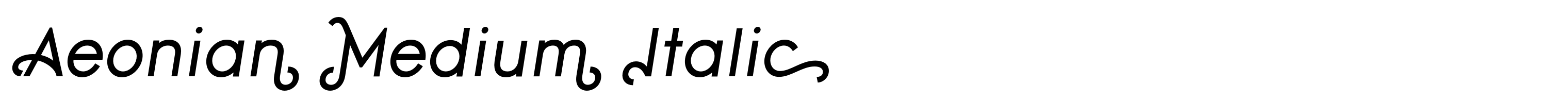 Aeonian Medium Italic